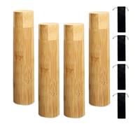 4Pcs Scatter Tubes for Ashes, 9''x2'' Small Scattering Urns, Bamboo Urns Memorial Containers for Human Male Female Pet Dog Cat Ashes