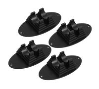 4pcs Scooter Stand Pad Black Plastic Parking Support