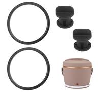 4PCS Seal Ring & Replacement Stopper for Crock-Pot 20-Ounce Electric Lunch Box, Leak-Proof Silicone Sealing Ring Gaskets Seal Parts BPA Free Lunch Box Accessories Parts