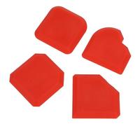 4PCS Sealing Adhesive Scraper, Silicone Sealant Remover Smoother Finisher Scraper Reuse Grout Applicator Cleaner Caulking Tool Kit for Window Floor Joint