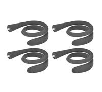 4PCS Security Camera Flexible Twist Mount, Camera Outdoor Twist Mount, No Drill Bracket Holder Screwless Easy Installation (BK)