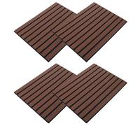 4pcs Self Adhesive Acoustic Wall Panels 11.8x15.7 Inch