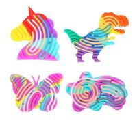 4pcs Sensory Activity Board, Sensory Activity Board, Fidget Sensory Card, Silicone Squeeze Sensory Toys with Travel Bag and 40 Strings for Autism and ADHD, Stress, Anxiety