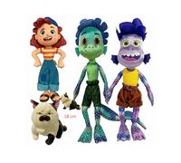 (4PCS / SET ) 18'' Disney Pixar Alberto Luca Sea Monster Plush Toy