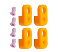 4Pcs / Set 3D Printer Protective Adapter Mounting Ceramic Feed Throat Guard for X1C P1P P1S 3D Printer Accessories Ceramic Adapter Protector