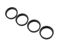 4Pcs Set Bore 73.1-57.1 66.6-57.1 Universal Car ABS Plastic Wheel Hub Centric Rings Center Hubrings Wheel Rims Spacers(73.1-56.6)