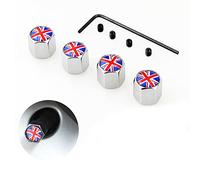 4Pcs/Set Car Auto Wheel Tyre Tire Stem Air Valve Caps Dust Covers MINI For Car/Motorcycle,Air Leakproof And Protection Your Valve Stem (Red Blue)