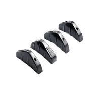 4pcs/set Car Rear Lower Bumper Lip Diffuser Spoiler Shark Fins Wing Splitter Spoiler Universal Car Modified Accessories(Carbon Fiber Pattern)