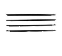 4Pcs/Set Car Rubber Seal Belts for Toyota for Corolla 2009-2012 Left and Right Window Weatherstrip Moulding Trim Sliding Door Seal(Black)