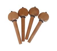 4Pcs / set Cello Tuning Pegs, Wood Tuning Parts Replacements Instrument for Strings Arts Craft Tuners Set