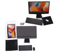 4Pcs/Set Desktop Computer Model Miniature Reading Room Stationary Accessory For Doll House Furniture Sand Model Desktop Computer