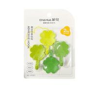 4pcs/Set Four-Leaf Clover Self-Adhesive Hooks Easy-Install Transparent Wall Hook Reusable Hanging Hook For Office