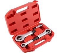 4Pcs/Set Heavy-Duty Nuts Splitter Tools Set Nut Breaker Tool Durable Portable Manual Remover Extractor Hand Splitting Tool