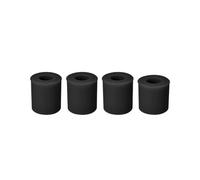 4Pcs/set Hot Bed Silicone Leveling Column 18mm 16mm For Ender 3 CR10 CR10S Solid Spacer Platform Leveler 3D Printer Accessories(18mm 16mm black,5 Set)