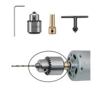 4pcs/Set JT0 Drill Chuck 0.3-4mm Electric Motor Shaft Fixture Collet Self-Tighten Electric Drill Bits Chuck