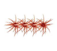 4pcs/Set Lure Floating Sea Urchin Soft Bait Anti Bite Realistic Floating TPR Sea Urchin Spiky Ball for Bass Fishing Drop Saltwater Fishing Gear