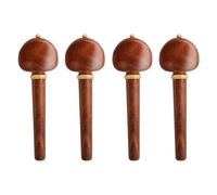 4Pcs/set Mahogany Cello Pegs Part Tuning Tuners Drop Shafts Handle for Tuning