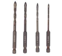 4PCS Set Masonry Drill Bit 3mm 4mm 5mm 6mm