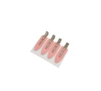 4pcs/set No Bend Seamless Hair Clips Side Bangs Barrette Makeup Washing Face Accessories Women Girls Styling Hairpins(Pink 4PCS)