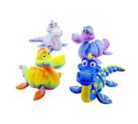 4PCS Set of 3D Printed Loch Ness Monster, Cute Loch Ness Monster Toys, 3D Printed Animals, fingertip 3D Printed Toys for Autism and ADHD, Home Office Decoration, Desktop Decoration
