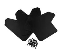 4pcs/set Red Universal Splash Guard Mud Flaps Pickup SUV Car Fender Black Mudguards Auto Replacement Parts Protect Vehicles(Black)