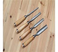 4pcs/Set Semicircular Chisel Carving Set Wood Gouge Chisel Woodworking Tool 6,12,18,24mm (250mm Half Round Chisel)