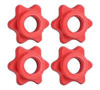 4Pcs/set Spinlock Collars Anti-Slip Spin-Lock Collar Screw Clamp Spinlock Collar For Dumbbell Weight Lifting Anti-slip Spin Lock Collar Screws Barbell Nut Hexagon Nut