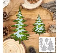 4pcs/Set Trees Frame Metal Die Cuts Cutting Dies Paper Cards Cutting Dies Cut Stencils for DIY Embossing Card Making Book Tags Decorative Paper Dies Scrapbooking