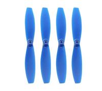 4pcs/set Universal Fit Propellers Compatible With Minidrone Rolling Hydrofoil Drone Accessories RC Drone Spare Parts Aftermarket Replacement(blue)