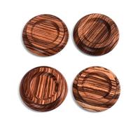 4pcs/Set Upright Piano Caster Cups Coaster Solid Wood With Anti-slip EVA Pad Accessories For All Floors Wheels Of Furniture