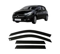 4PCS/set Wind Deflectors For Opel Corsa E 2015-2019 5 Door,Front Rear Side Window Visor Rain, Door Windows Guard Cover