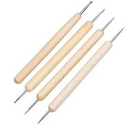 4pcs / Set Wood Tools 4 Ball Stylus Polymer Clay Pottery Modeling Tools DIY Skill Sculpting Attractive Processing