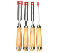 4pcs/Set Woodcut Knife DIY Tools 6mm 12mm 18mm 24mm Engrave Hand Carving Wood Chisel Woodworking Graver,as Shown
