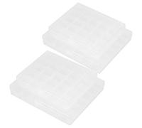 4Pcs Sewing Bobbins Storage Box,25Grids 36 Grids Transparent Plastic Spools Case Home Sewing Accessories for Sewing Machine Accessories