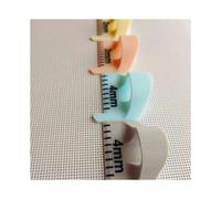 4pcs Sewing Finger Ruler for Even Stitches, Sewing Measuring Gauge, 4mm, 3mm, 2mm Quilting Templates Sewing Ruler