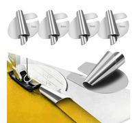 4PCS Sewing Machine Accessories Rolled Hem Presser Foot, Sewing Accessories With 4-Sizes(7-10mm) Stainless Steel Sewing Rolled Hem Presser Foot For Home Suitable for A Wide Range