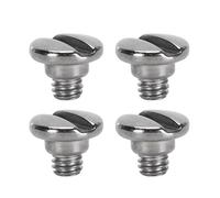 4Pcs Sewing Machine Needle Plate Screw, Iron Needle Plate Screw Replacement for XR3773 GX37 SM1704 XM1010 XM2701 Intl LX3817, Durable Metal Screws for Secure Needle Plate Fixing