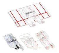 4Pcs Sewing Machine Presser Foot Guide Quilting Parallel Presser Foot 1 / 4Inch Seam Guide for Sewing Machine Household Equipment