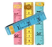 4pcs Sewing Tape Measure for Dressmakers, PVC Double Sided Printed | Scale, Curved Surfaces and Stature Tracking, Home Sewing Room Use, Easy Storage