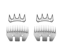 4Pcs Sheep Shears Blade, Straight 13 Tooth Spacing Wool Cutter 7Mm/0.28In Goat Clipper High Carbon Steel Sheep Shear Replacement Blade for Alpacas, Llamas, Fur Animal
