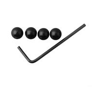 4Pcs Shift and Brake Cable Tips for Bicycles Includes Ferrules and Tool (Black)
