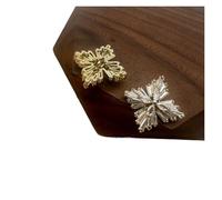 4Pcs Shiny Grass Zircon Buttons for Women, Coat, Coat, Sweater, Shank Metal Button, Clothing Sewing Accessories(Antique Silver)