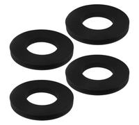 4pcs Shock Absorber Ring Black Rubber Tower Buffer Washer for Car | Noise Reduction and Vibration Control, Top Mount Bushing Design, Damping Cushion Ring, Easy Installation