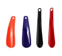 4Pcs Shoe Horn Long Handled, Long Shoe Horn With Hanging Holes Plastic Shoehorn Long Shoe Horns for Men, Shoe Horns With Comfort Grip for Women Men Elderly The KidsDisable, Two size(25cm&16cm)