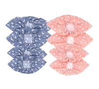 4pcs Shoe Protective Covers Elastic Shoe Covers Breathable Cloth Anti-skid Light Weight for Property Agents and Gardeners Indoor Use Washable Assorted Color