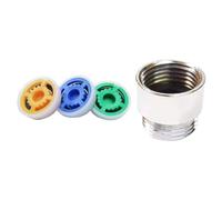 4pcs Shower Head Flow Limiter Copper Set with Inserts for Bathroom