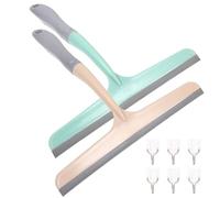 4pcs Shower Squeegee with Hanging Hooks Pp Tpr Ergonomic Handle