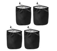 4pcs Side View Mirror Cover 190t Oxford Cloth Rearview Protector Black | Snow Shield Protection Quick Installation, Dust Protection, Stretchable Edges, Elastic Mouth and Drawstrings for Secure Fit