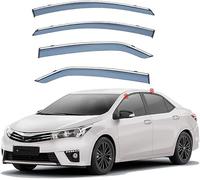 4pcs Side Window Deflector For TOYOTA COROLLA E170/E180 2014-2018, Front And Rear Window Visor Rain Smoke Guards Stick-On Deflectors