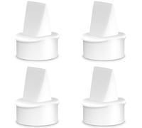 4PCS Silcone Duckbill Valves Compatible with Lansinoh Signature Pro/Smartpump 3.0/Smartpump 2.0/Manual breastpumps, for Lansinoh Breast Pumps Replacement Duckbill Valves Accessories
